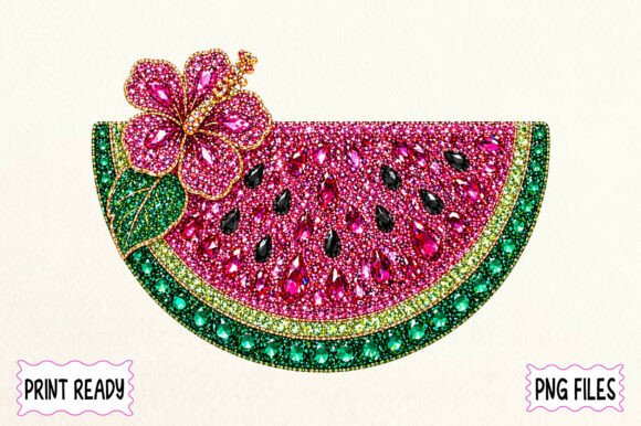 Download Watermelon Rhinestone Summer Design - Summer design Collection